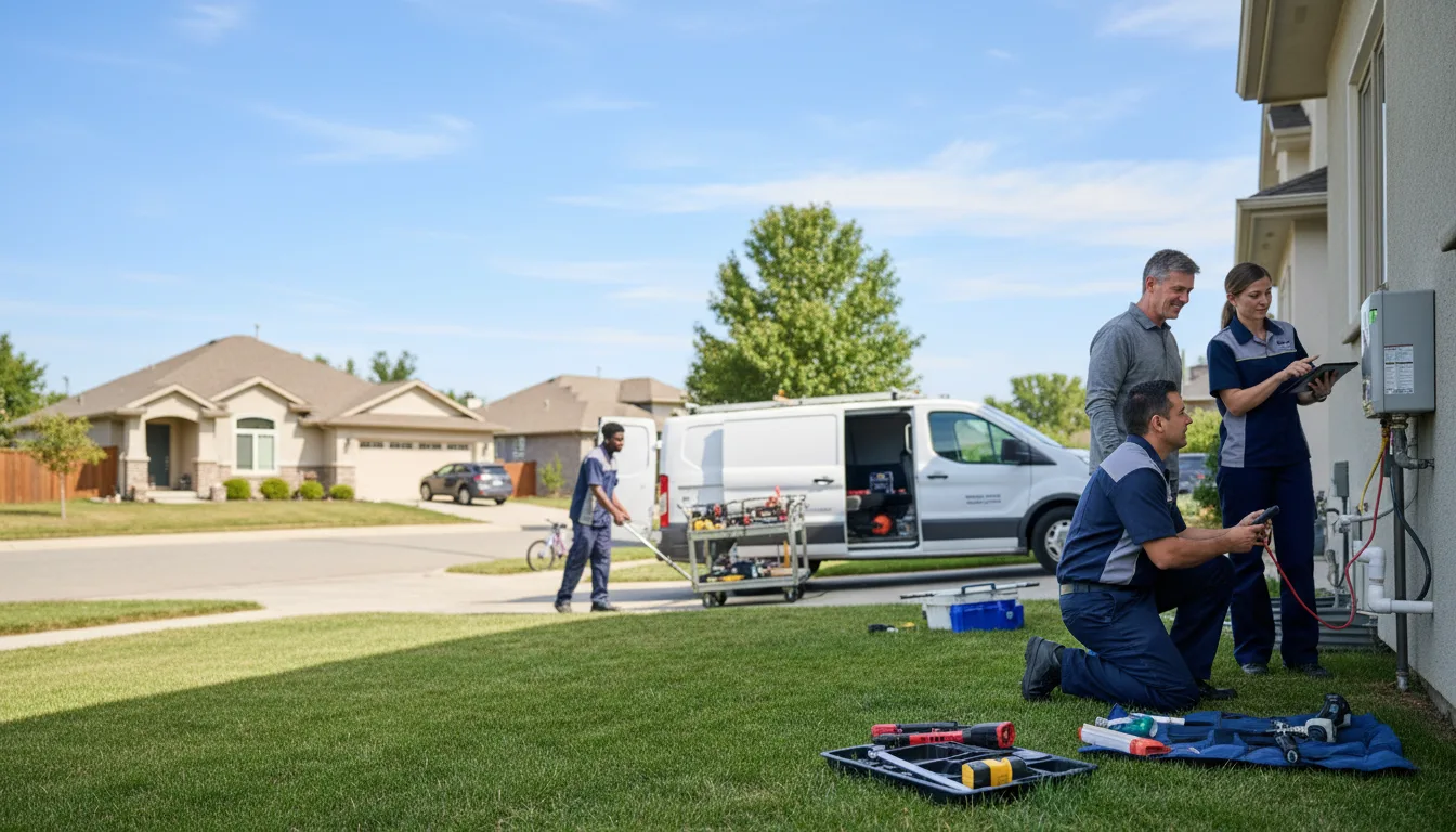 Tankless water heater service in Bardolph, IL